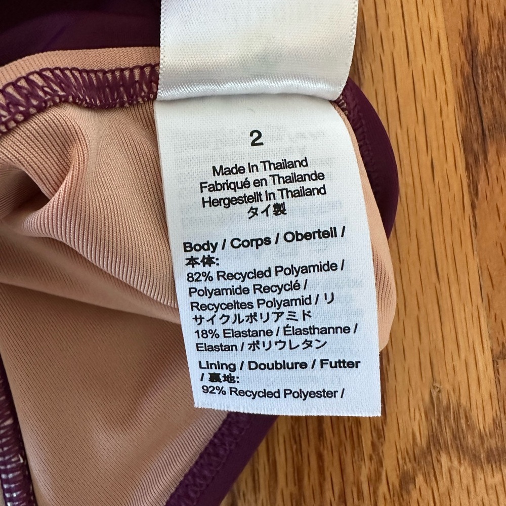 J Crew Ruched One Shoulder One Piece Swimsuit - Size 2 - Iris - Picture 7 of 7